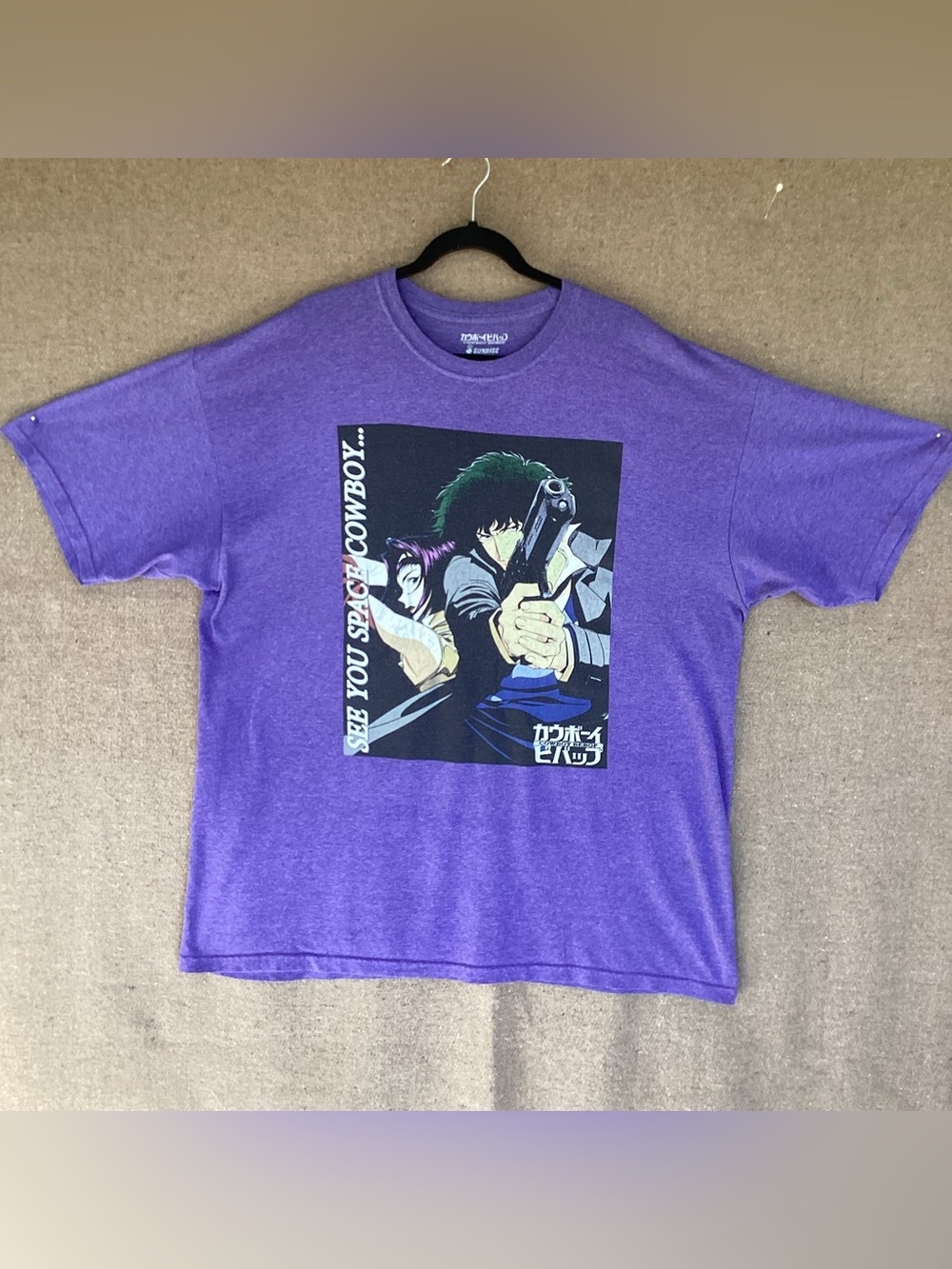 Cowboy Bebop Sunrise Funimation Anime Spike Faye Tee Shirt Men's 2XL